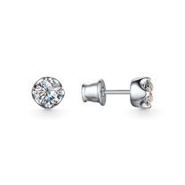 Серьги из серебра с фианитами Premium Quality