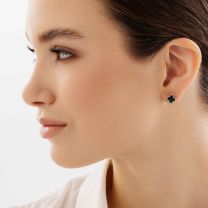 Серьги из золота с сапфирами и бриллиантами