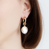 Серьги Я – моё солнце, Я же – моя луна Gold