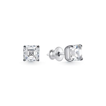 Серьги из серебра с фианитами Premium Quality