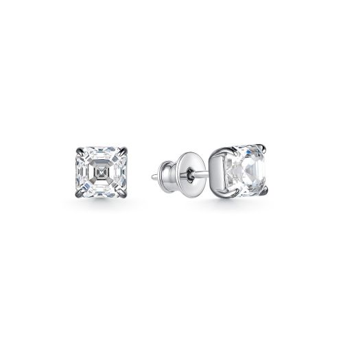 Серьги из серебра с фианитами Premium Quality