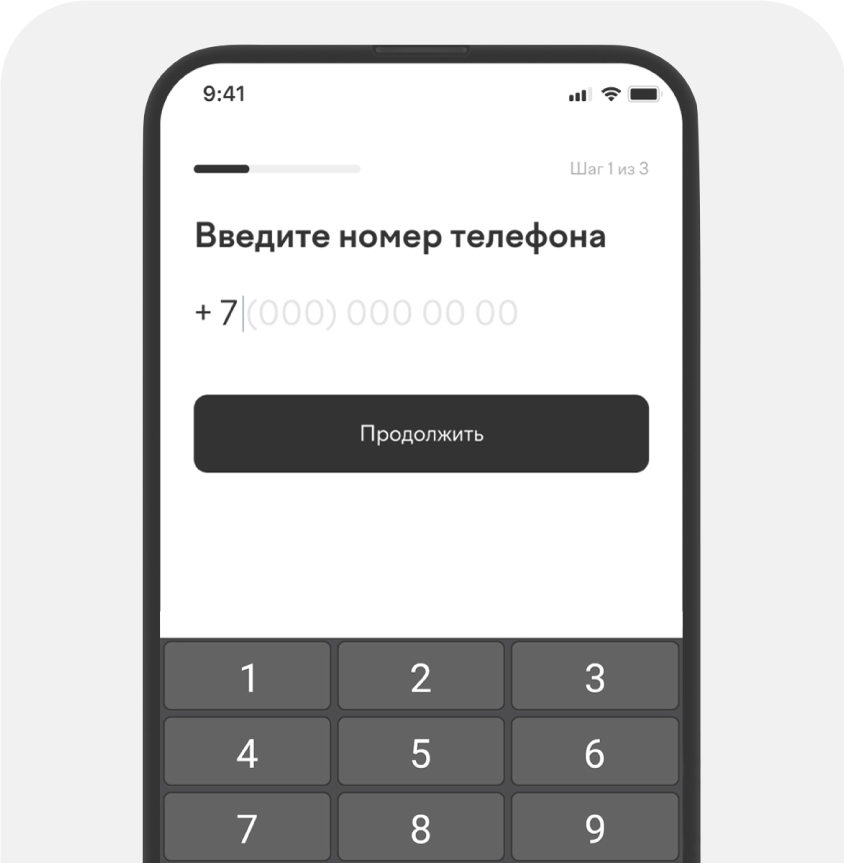 Введите данные